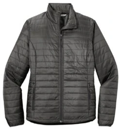 Port Authority® Packable Puffy Jacket - Women -Gildan T-Shirts Shop l850 sterlinggreygraphite flat front