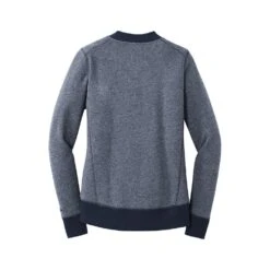 New Era® French Terry Full-Zip Baseball Jacket - Unisex -Gildan T-Shirts Shop lnea503 truenavytwisttruenavy flat back 1