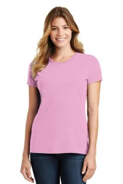 Port & Company® Fan Favorite™ Tee - Women -Gildan T-Shirts Shop lpc450 candypink model front 122017