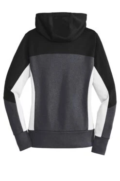 Sport-Tek® Tech Fleece Colorblock Full-Zip Hooded Jacket - Unisex 23 Sport-Tek® Tech Fleece Colorblock Full-Zip Hooded Jacket - Unisex -Gildan T-Shirts Shop lst245 blckgrphththrwht flat back copy