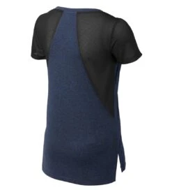 Sport-Tek® Endeavor T-Shirt - Women -Gildan T-Shirts Shop lst465 darkroyalheatherblack form back