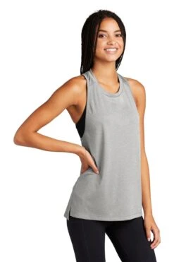 Sport-Tek® Endeavor Tank - Women -Gildan T-Shirts Shop lst466 grey model 3q