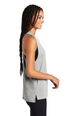 Sport-Tek® Endeavor Tank - Women -Gildan T-Shirts Shop lst466 grey model side