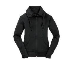 Sport-Tek® Sport-Wick® Stretch Full-Zip Jacket - Women 19 Sport-Tek® Sport-Wick® Stretch Full-Zip Jacket - Women -Gildan T-Shirts Shop lst852 black flat front