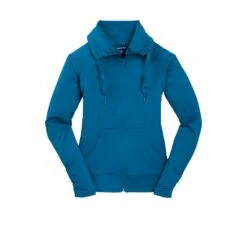 Sport-Tek® Sport-Wick® Stretch Full-Zip Jacket - Women 23 Sport-Tek® Sport-Wick® Stretch Full-Zip Jacket - Women -Gildan T-Shirts Shop lst852 peacockblue flat front