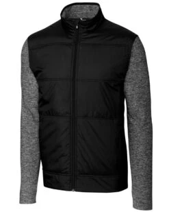 Cutter & Buck® Stealth Hybrid Full Zip Jacket - Men -Gildan T-Shirts Shop mck09406 bl mann hg