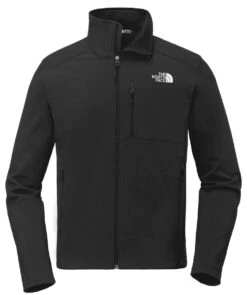 The North Face® Apex Barrier Soft Shell Jacket - Men -Gildan T-Shirts Shop nf0a3lgt black form front