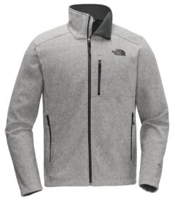 The North Face® Apex Barrier Soft Shell Jacket - Men -Gildan T-Shirts Shop nf0a3lgt medgreyhthr form front 1