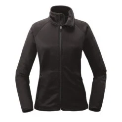 The North Face® Canyon Flats Stretch Fleece Jacket - Women -Gildan T-Shirts Shop nf0a3lha black form front