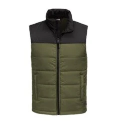 The North Face® Everyday Insulated Vest - Men -Gildan T-Shirts Shop nf0a529a burntolivegreen form front