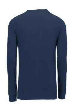 Nike Dri-FIT Cotton/Poly Long Sleeve Tee -Gildan T-Shirts Shop nkbq5230 collegenavy form back