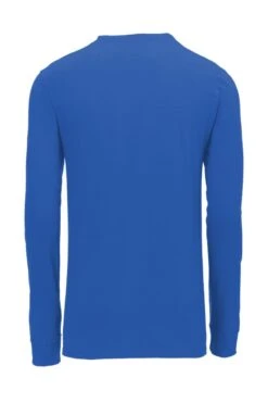 Nike Dri-FIT Cotton/Poly Long Sleeve Tee -Gildan T-Shirts Shop nkbq5230 rushblue form back