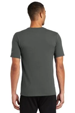 Nike Dri-FIT Cotton/Poly Tee - Men -Gildan T-Shirts Shop nkbq5231 anthracite model back