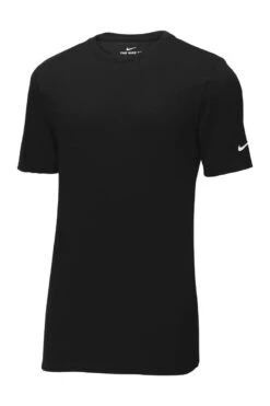 Nike Dri-FIT Cotton/Poly Tee - Men -Gildan T-Shirts Shop nkbq5231 black form front