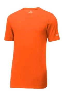 Nike Dri-FIT Cotton/Poly Tee - Men -Gildan T-Shirts Shop nkbq5231 brilliantorange form front