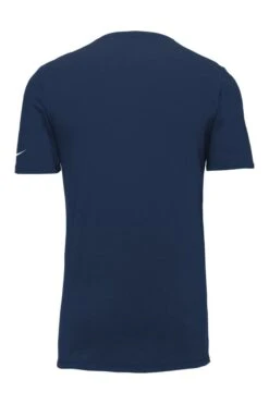 Nike Dri-FIT Cotton/Poly Tee - Men -Gildan T-Shirts Shop nkbq5231 collegenavy form back