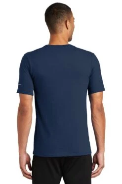 Nike Dri-FIT Cotton/Poly Tee - Men -Gildan T-Shirts Shop nkbq5231 collegenavy model back 012019