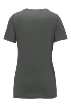 Nike Dri-FIT Cotton/Poly Scoop Neck Tee - Women -Gildan T-Shirts Shop nkbq5234 anthracite form back