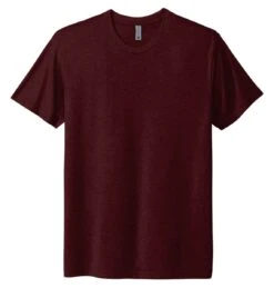 Next Level® Triblend Short-Sleeve T-Shirt - Unisex -Gildan T-Shirts Shop nl6010 cardinalblack flat front