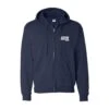 Hanes® EcoSmart® Full-Zip Hooded Sweatshirt -Gildan T-Shirts Shop p180 navy