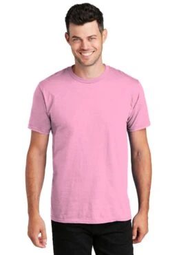 Port & Company® Fan Favorite™ Tee -Gildan T-Shirts Shop pc450 candypink model front