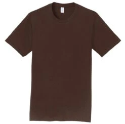 Port & Company® Fan Favorite™ Tee -Gildan T-Shirts Shop pc450 darkchocolatebrown flat front