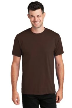 Port & Company® Fan Favorite™ Tee -Gildan T-Shirts Shop pc450 darkchocolatebrown model front
