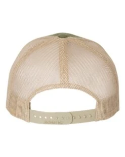 Richardson® 112FP Five-Panel Trucker Cap -Gildan T-Shirts Shop richardson 112fp army olive green tan back high