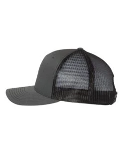 Richardson® 112FP Five-Panel Trucker Cap -Gildan T-Shirts Shop richardson 112fp charcoal black directside high 1
