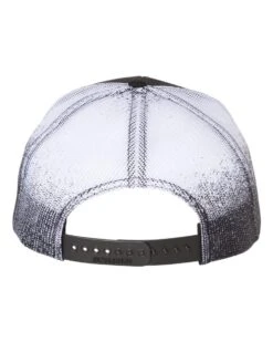 Richardson® 112PM Printed Mesh Trucker Cap -Gildan T-Shirts Shop richardson 112pm black black to white fade back high