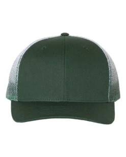Richardson® 112PM Printed Mesh Trucker Cap -Gildan T-Shirts Shop richardson 112pm dark green dark green to white fade front high