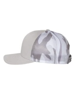 Richardson® 112PM Printed Mesh Trucker Cap -Gildan T-Shirts Shop richardson 112pm grey grey camo directside high