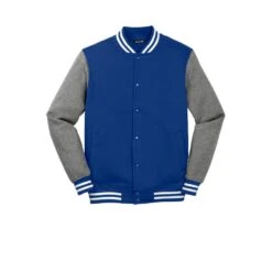 Sport-Tek® Fleece Letterman Jacket - Unisex 18 Sport-Tek® Fleece Letterman Jacket - Unisex -Gildan T-Shirts Shop st270 trueroyalvintageheather flat front