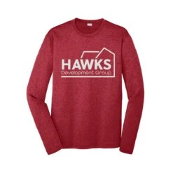 Sport-Tek® Heather Contender Long Sleeve T-shirt - Unisex