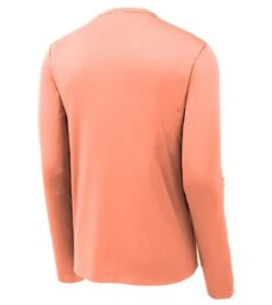 Sport-Tek® Posi-UV™ Pro Long Sleeve T-shirt - Unisex -Gildan T-Shirts Shop st420ls softcoral form back copy