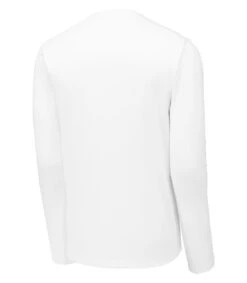 Sport-Tek® Posi-UV™ Pro Long Sleeve T-shirt - Unisex -Gildan T-Shirts Shop st420ls white form back