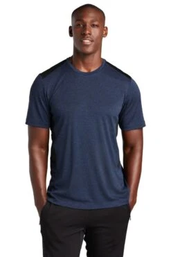 Sport-Tek® Endeavor T-Shirt - Men -Gildan T-Shirts Shop st465 darkroyalheather model front 1