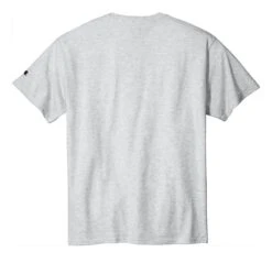 Champion Heritage 6 Oz. Short-Sleeve T-Shirt - Unisex -Gildan T-Shirts Shop t425 ash flat back