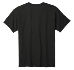 Champion Heritage 6 Oz. Short-Sleeve T-Shirt - Unisex -Gildan T-Shirts Shop t425 black flat back