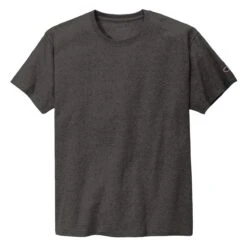 Champion Heritage 6 Oz. Short-Sleeve T-Shirt - Unisex -Gildan T-Shirts Shop t425 charcoalheather flat front