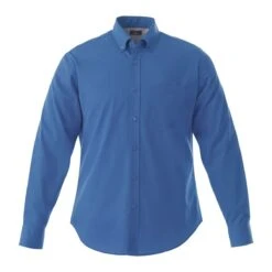 Men's Poly/Cotton Woven Long Sleeve Button Down -Gildan T-Shirts Shop tm17744 12