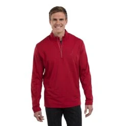 Men's Spandex Jersey Knit Quarter Zip Sweater -Gildan T-Shirts Shop tm17807 7
