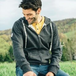 Roots73 Fleece Full Zip-Up Hooded Sweatshirt - Men -Gildan T-Shirts Shop tm18203 1