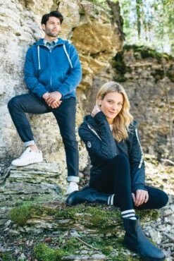 Roots73 Fleece Full Zip-Up Hooded Sweatshirt - Men -Gildan T-Shirts Shop tm18203 4 1