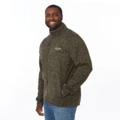 Men's Polyester Sweater Knit Full Zip Jacket -Gildan T-Shirts Shop tm18610 16