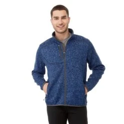 Men's Polyester Sweater Knit Full Zip Jacket -Gildan T-Shirts Shop tm18610 7