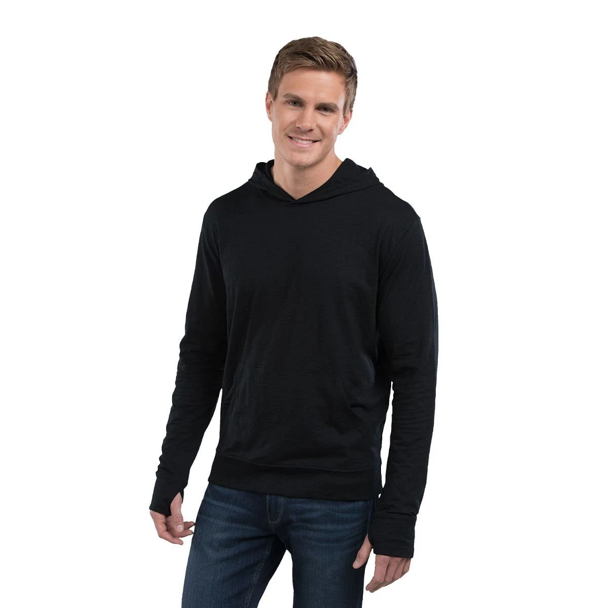 Men's Lightweight Knit Hooded Sweatshirt 18 Men's Lightweight Knit Hooded Sweatshirt - Image 16