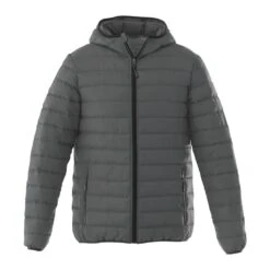 Men's Polyester Insulated Hooded Jacket -Gildan T-Shirts Shop tm19541 1