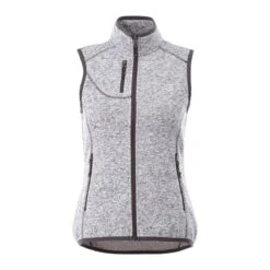 Ladies Polyester Sweater Knit Full Zip Vest -Gildan T-Shirts Shop tm92502 1