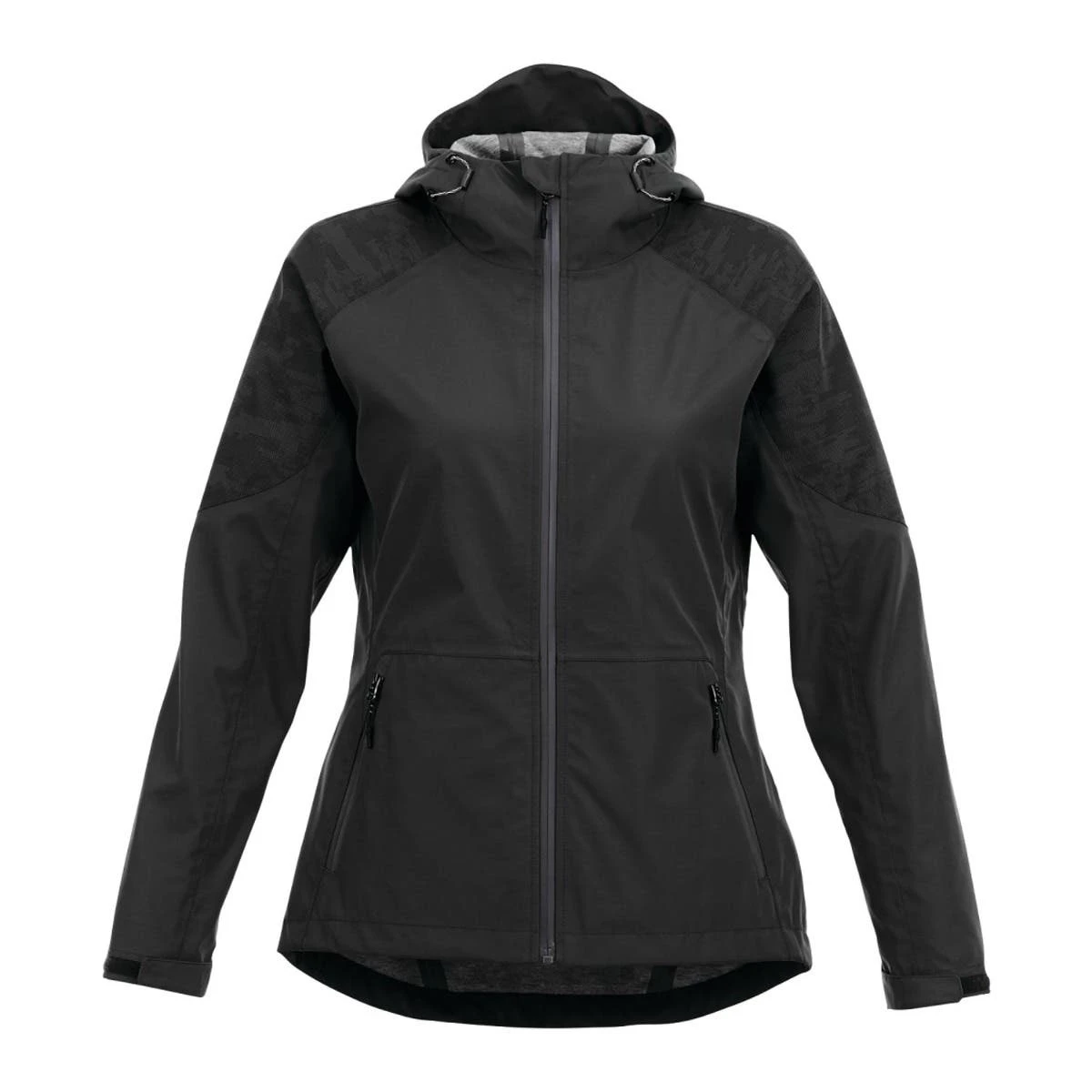 Ladies Bonded Waterproof Hooded Jacket 4 Ladies Bonded Waterproof Hooded Jacket - Image 2
